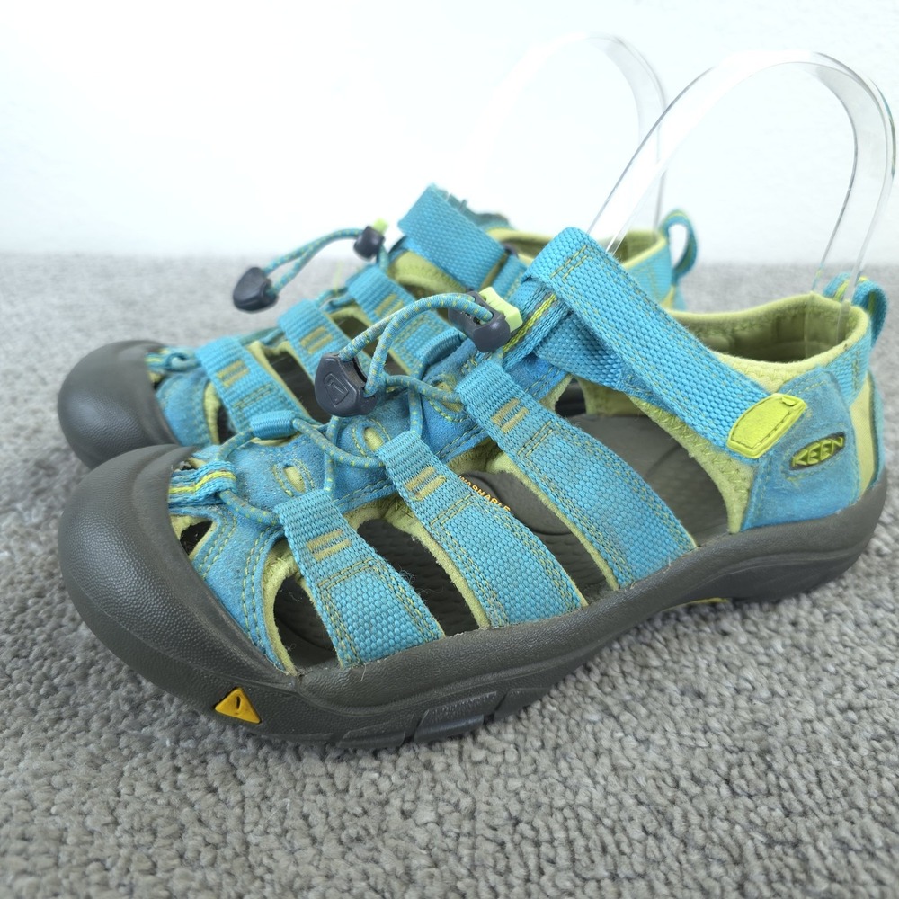Keen Newport H2 Sandals Kids Size 3 Fisherman Lace Up Comfort Low Top Blue
